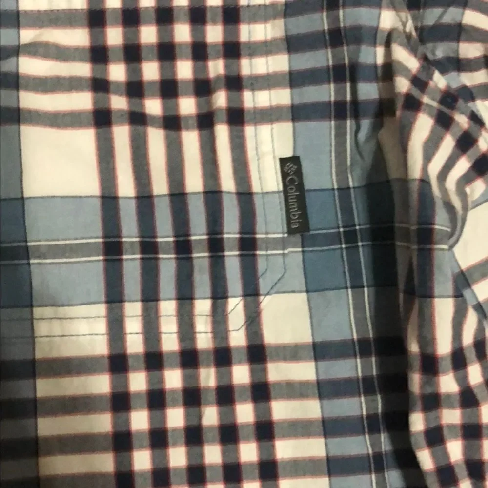 Columbia Regular Fit Short Sleeve Shirt size Large - Picture 2 of 4